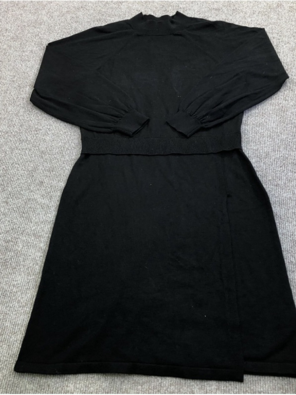 Black Knit Women's Dress
